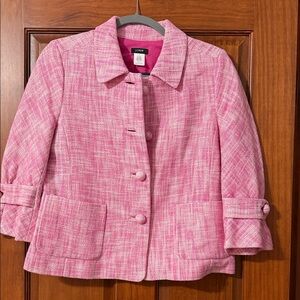 J. Crew Pink Textured Blazer